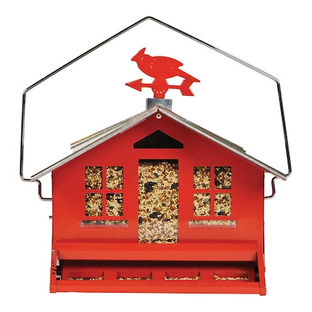Perky-Pet Perky-Pet Squirrel-Be-Gone Wild Bird 8 lb Metal Country House Bird Feeder 1 ports 338